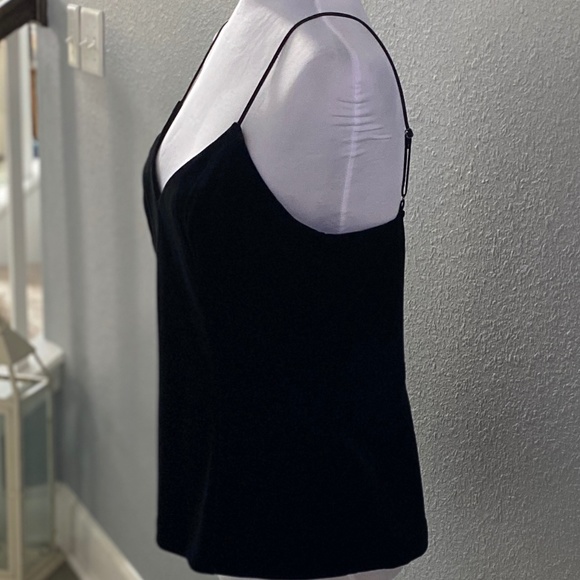 New Banana Republic  Black Velvet Camisole NWT - Picture 4 of 6
